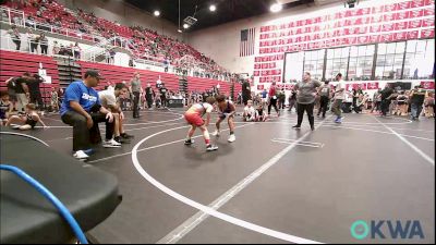 64 lbs Quarterfinal - Drew Lawson, Ponca City Wildcat Wrestling vs Oaklee Stone, Piedmont