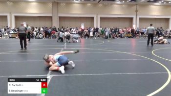 99 lbs Semifinal - Braiden Bartlett, 3f vs Trey Kessinger, Grindhouse WC