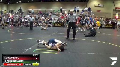 70 lbs Round 4 (6 Team) - Forrest Rose, East Kansas Eagles vs Chasen Enghausen, Illinois KIA