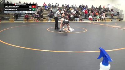 126-126 lbs Round 3 - Will Granquist, Clear Creek-Amana vs Noah Hudson, Cedar Rapids Kennedy