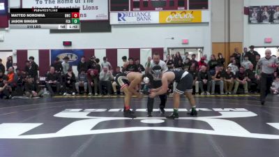 215 lbs Final - Matteo Noronha, Bishop McCort vs Jason Singer, Faith Christian Acad