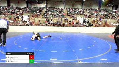 170 lbs Consi Of 4 - Luke Brown, Georgia vs Josiah Drawdy, Richmond Hill Wrestling Club