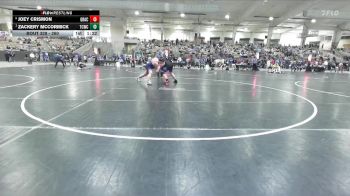 260 lbs Quarterfinal - Zackery Mccormick, Warren Co Wrestling vs Joey Crismon, Blackman Wrestling Club