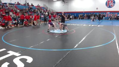 124 lbs Finals (2 Team) - Gabi Gartin, Mount Union vs Chloe Parets, Huntingdon