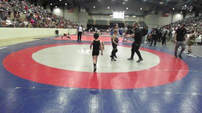 60 lbs Round Of 16 - Charlotte Robbins, Bison Takedown Wrestling Club vs Waylon Harrell, Georgia