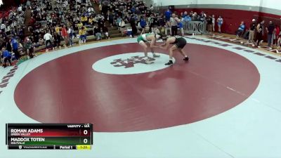 165 lbs Semifinal - Roman Adams, Green Valley vs Maddox Toten, Holtville