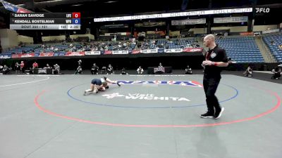 131 lbs Cons. Semi - Kendall Bostelman, William Penn vs Sarah Savidge, Life