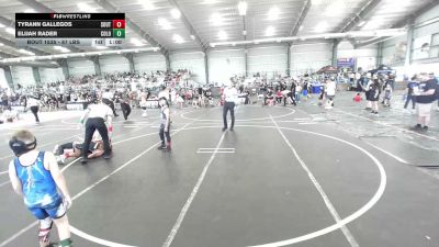 87 lbs Rr Rnd 3 - Tyrann Gallegos, Southwest Hammers vs Elijah Rader, Colorado Crush