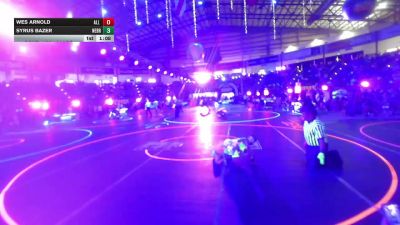 61 lbs Quarterfinal - Wes Arnold, All I See Is Gold Academy vs Syrus Bazer, Nebraska Wr Ac
