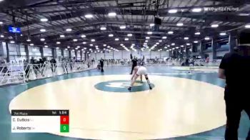 182 lbs 7th Place - Cole DuBois, NJ vs John Roberts, OK