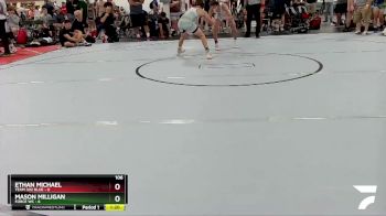 106 lbs Round 2 (6 Team) - Ethan Michael, Team 302 Blue vs Mason Milligan, Force WC