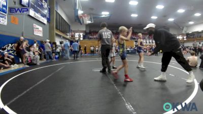 58-61 lbs Consi Of 16 #2 - Frank Petro, Cowboy Wrestling Club vs Shyann Taylor, El Reno Wrestling Club