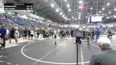 49 lbs Semifinal - Korban Grant, Athlos Wrestling vs Beau Huskin, Duran Elite