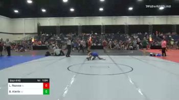 138 lbs Prelims - Logan Reaves, AL vs Benjamin Alanis, AZ