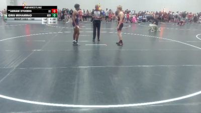 160 lbs Cons. Round 4 - **Abram Stoebig, NC Jets vs Idris Muhammad, Northeast Magnet