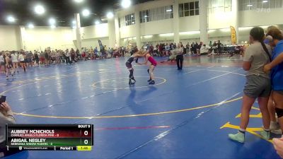 100 lbs Quarters & Wb (16 Team) - Abigail Negley, Nebraska Widow Makers vs Aubrey Mcnichols, Charlies Angels Florida Pink