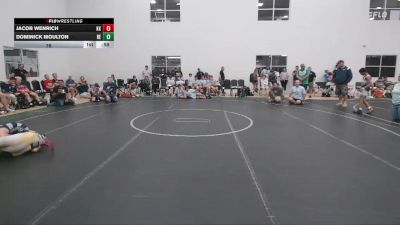 76 lbs Round 2 (6 Team) - Dominick Moulton, Brawler Elite vs Jacob Wenrich, Keystone Krush