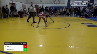 102 lbs Round Of 32 - Khamauri Hall, Ohio Heroes vs Christian Bushy, Beast Mode Acad.