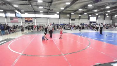 54 lbs Semifinal - Broc Moecia, No Team vs Caden Ferguson, Mustang WC