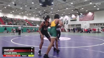 126 lbs Round 5 - Julius West, Warren Central vs Mahleke Smith, Indianapolis Crispus Attucks