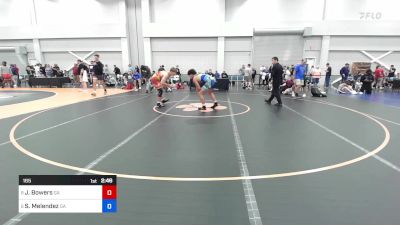 165 lbs C-4 - James Bowers, Georgia vs Sebastian Melendez, Georgia