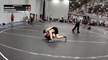 140 lbs Quarterfinal - Weston Roth, Kardiac Kids vs Mason Hammel, EP Rattlers