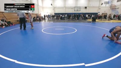 142 lbs Champ. Round 3 - Sean Griffin, Central Catholic vs Anthony Salas-arias, Independence (Bakersfield)