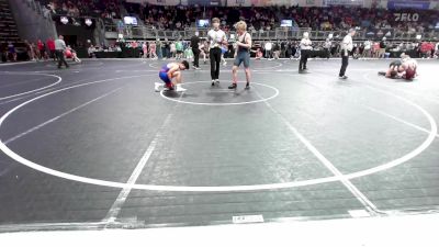 143 lbs Quarterfinal - Dane Wiynninger, Southmoore SaberCats Wrestling vs Kenneth Sanchez, Outlaws Wrestling Club