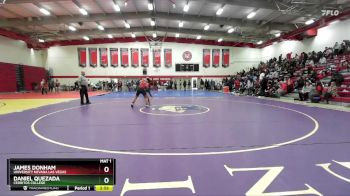 165 lbs Champ. Round 1 - Daniel Quezada, Cerritos College vs James Donham, University Nevada Las Vegas