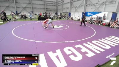 160 lbs Round 1 (8 Team) - Evan Bartholomaus, Minnesota Red vs Christian Acosta, California