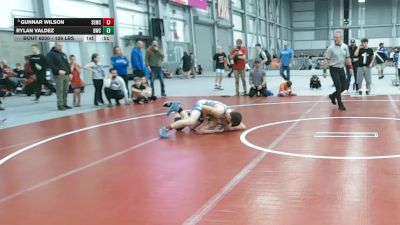 126 lbs Champ. Rd Of 16 - Gunnar Wilson, Salem Elite Mat Club vs Rylan Valdez, Buzzsaw Wrestling Club