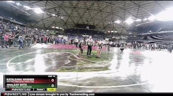 100 lbs Cons. Round 2 - Kataleana Warner, Mat Rats Rebooted Wrestling vs Analeah Soto, Tri-Town Bullyz Wrestling