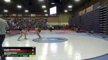 113 lbs Champ. Round 3 - Elijah Montalvan, La Junta vs Brayden Bach, Holy Family