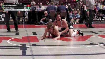 160 lbs First Round - Brayden White, Thomas Jefferson vs Klint Miller, ELCO