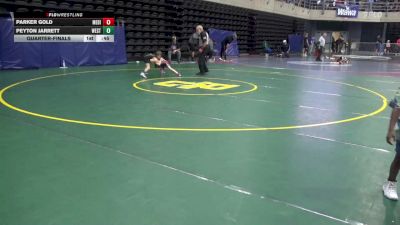 50 lbs Quarterfinal - Parker Gold, Media vs Peyton Jarrett, Westerly