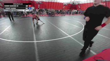 96 lbs Cons. Round 1 - Ruben Sanchez Jr, X-Factor Elite Wrestling vs Henry Hager, Cadott Wrestling Club