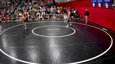 114 lbs Champ. Round 2 - Victor Wagner, North Catholic vs Landon Randolph, Westmont Hilltop Hs