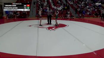 100 lbs Champ. Round 1 - Breanna Wade, Gardendale Hs vs Charlotte Layton, Pelham