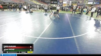 182 lbs Cons. Round 5 - Owen Burling, WI vs Noah Mathis, KS