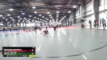 96 lbs Rd# 8- 12:30pm Saturday Final Pool - Brody Taylor, Maryland BLACK vs Matthew DeAngelo, East Coast Elite
