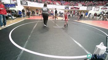 58 lbs Consi Of 8 #2 - Koston Baxter, Claremore Wrestling Club vs Logan Gibson, Owasso Takedown Club