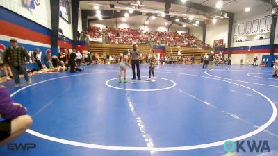 95-105 lbs Rr Rnd 3 - Harper Tecumseh-Sands, Mojo Grappling Academy vs Madalynn Turman, Vian Wrestling Club