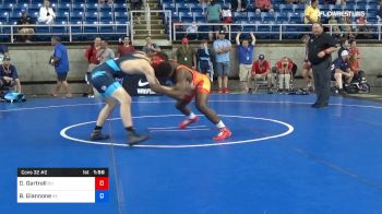 160 lbs Cons 32 #2 - Dez'monde Gartrell, Ohio vs Brayden Giannone, Kentucky