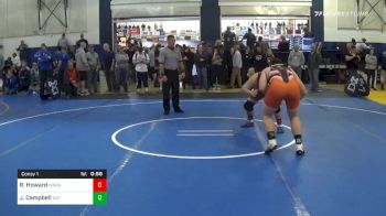 285 lbs Consolation - Ryan Howard, Waynesburg vs John Campbell, Erie Prep