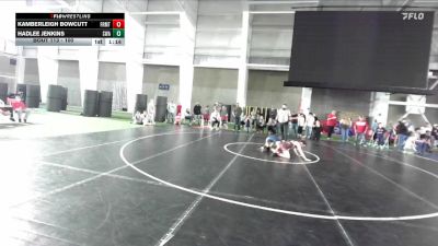 100 lbs Cons. Round 3 - Hadlee Jenkins, Sublime Wrestling Academy vs Kamberleigh Bowcutt, Bear River Wrestling Club