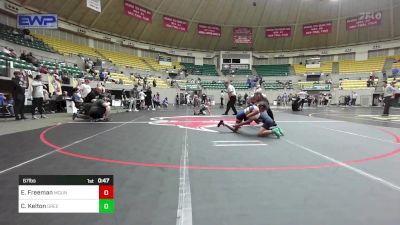 67 lbs Final - Ellie Freeman, Mountain Home Flyers Youth Wrestling Club vs Chase Kelton, Greenwood Wrestling Academy