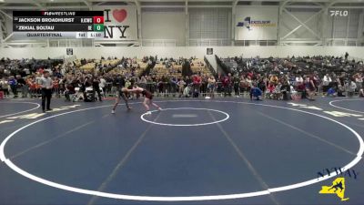93 lbs Quarterfinal - Zekial Soltau, Brawler Elite vs Jackson Broadhurst, Hilton Jr Cadets Wrestling Club