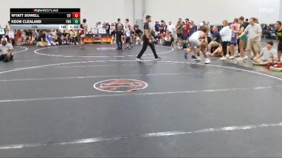 175 lbs Round 2 (4 Team) - Wyatt Sowell, The Dream Team vs Keon Clealand, Fuller Wrestling Center