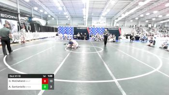 132 lbs Quarterfinal - David McClelland, Team Shutt Matty S vs Anthony Santaniello, Shore Thing Wave