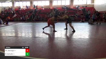 220 lbs 3rd Place - Manuel Jauregui, Nc vs Robert Schultz, Va